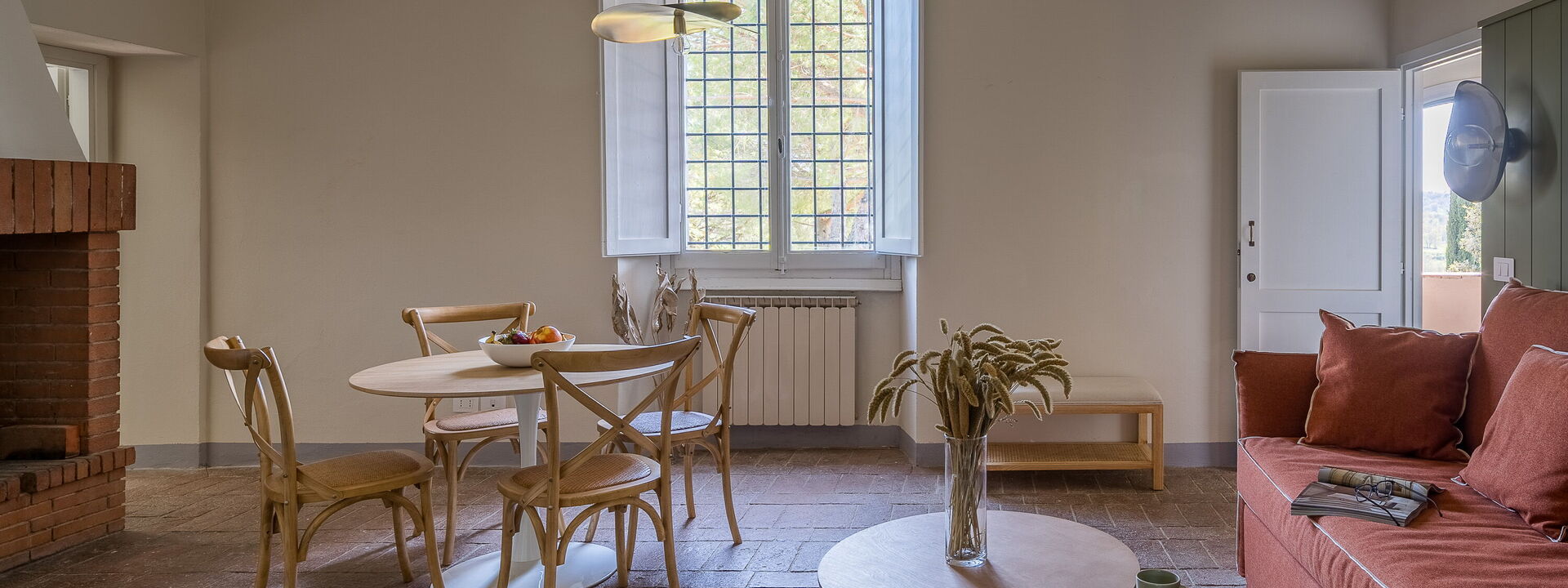 Relais Badia a Passignano - Relais Badia a Passignano - Appartamento Syrah: Frühling, Herbst, Sommer, Wohnzimmer