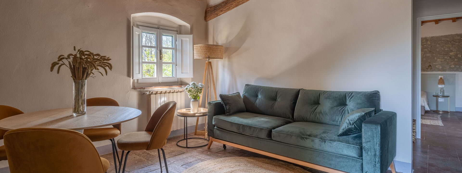 Relais Badia a Passignano - Relais Badia a Passignano - Appartamento Merlot: Automne, Cuisine, Été, Printemps, Salon