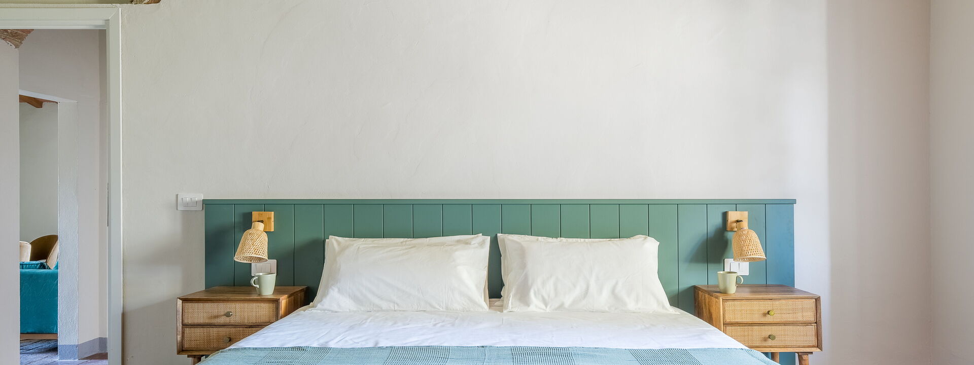 Relais Badia a Passignano - Relais Badia a Passignano - Appartamento Merlot: Automne, chambre à coucher, Été, Printemps