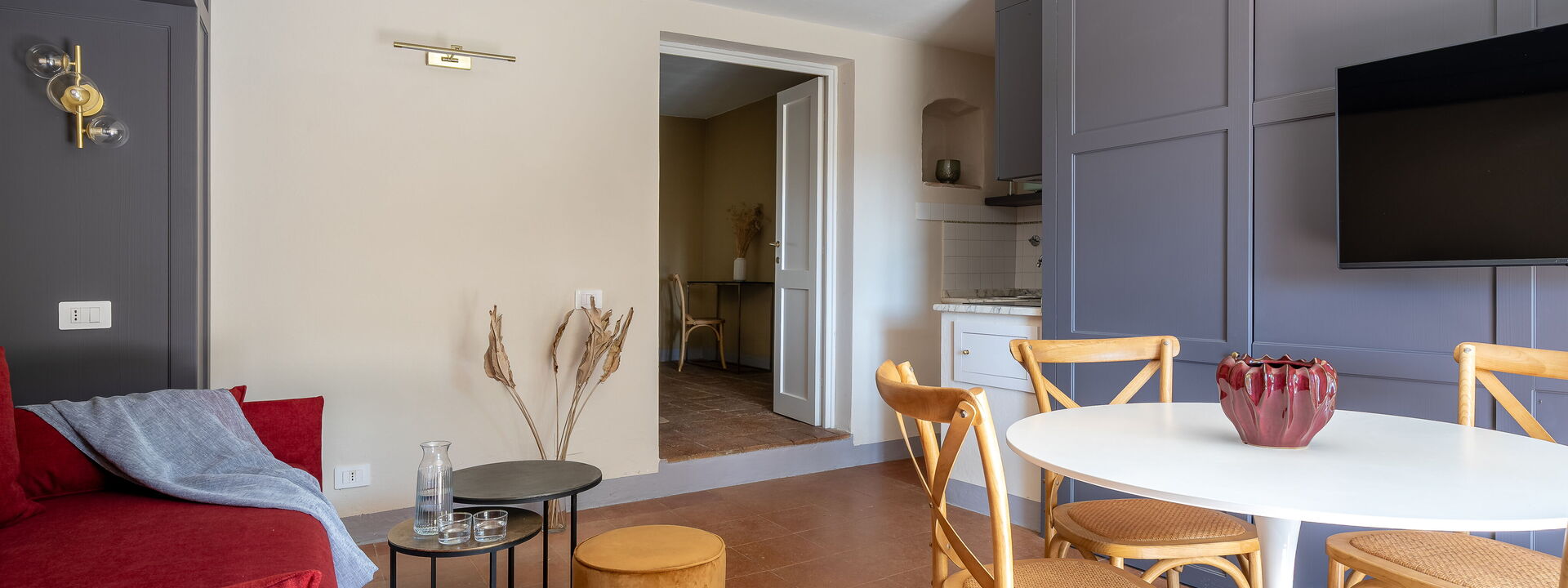 Relais Badia a Passignano - Relais Badia a Passignano - Appartamento Pinot Nero: Autunno, Estate, Primavera, Soggiorno