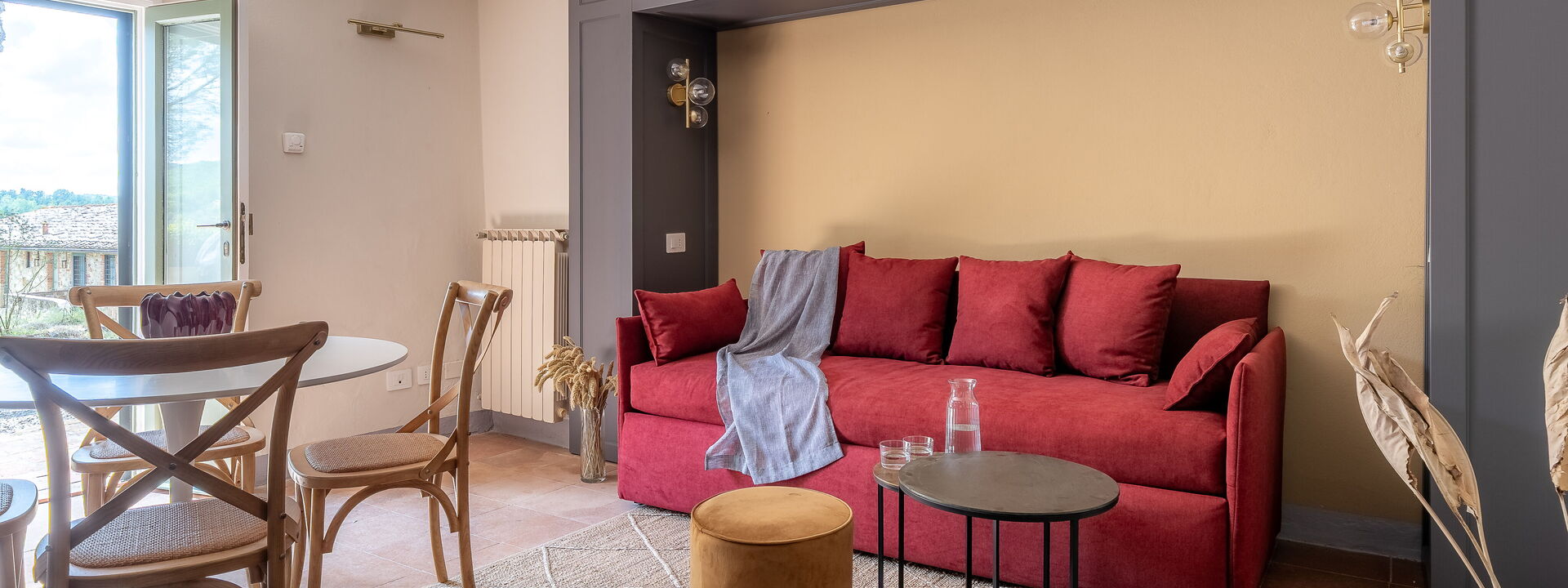 Relais Badia a Passignano - Relais Badia a Passignano - Appartamento Pinot Nero: Autunno, Estate, Primavera, Soggiorno