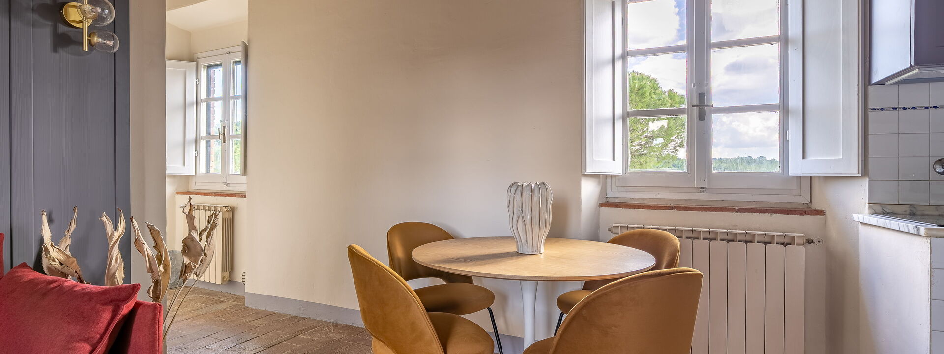 Relais Badia a Passignano - Relais Badia a Passignano - Appartamento Cabernet: Automne, Cuisine, Été, Printemps, Salon