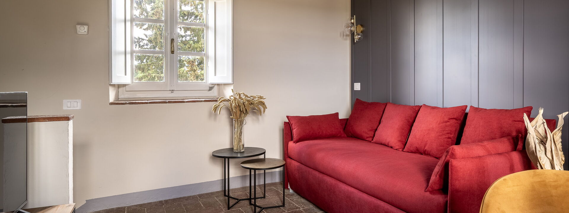 Relais Badia a Passignano - Relais Badia a Passignano - Appartamento Cabernet: Automne, Cuisine, Été, Printemps, Salon