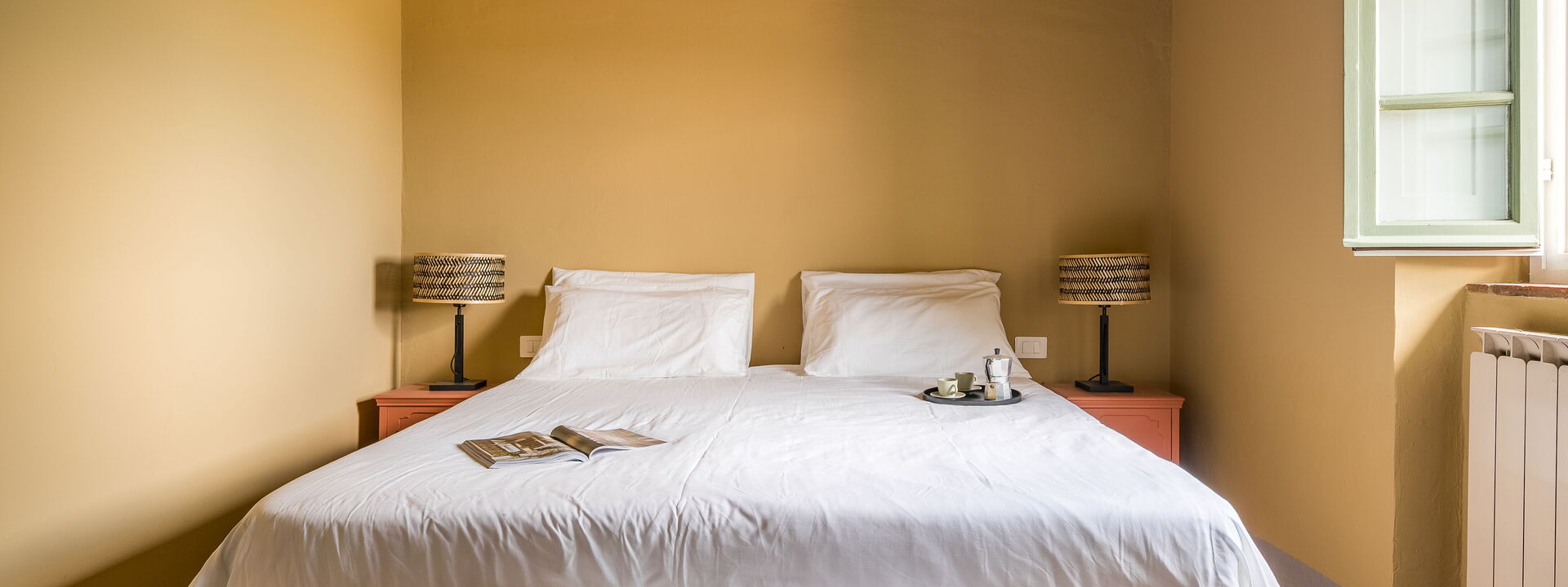 Relais Badia a Passignano - Relais Badia a Passignano - Appartamento Cabernet: Automne, chambre à coucher, Été, Printemps