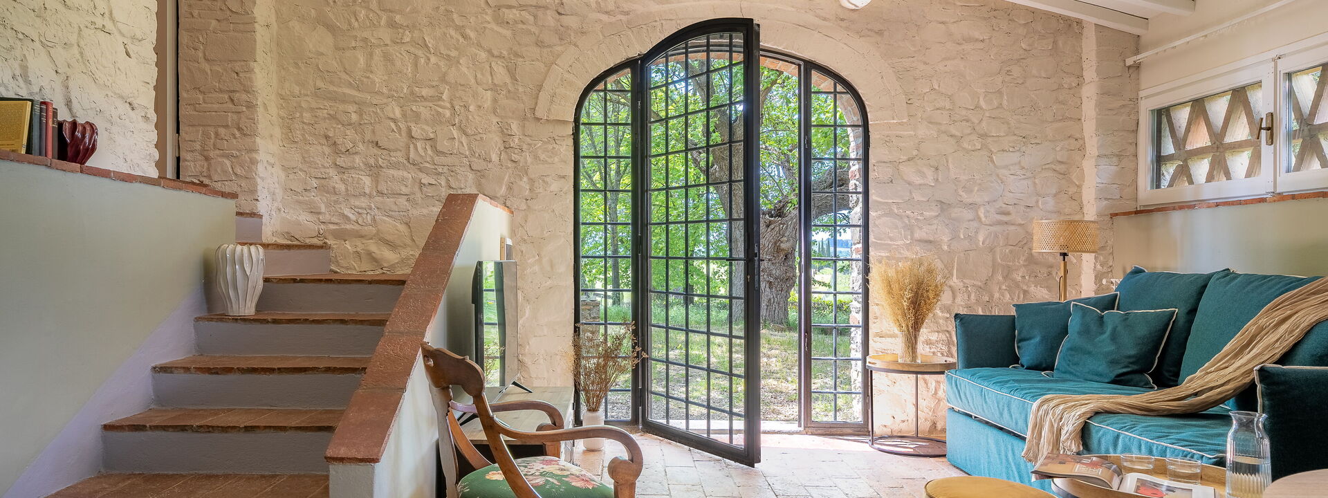 Relais Badia a Passignano - Relais Badia a Passignano - Appartamento Sangiovese: Frühling, Herbst, Küche, Sommer, Wohnzimmer