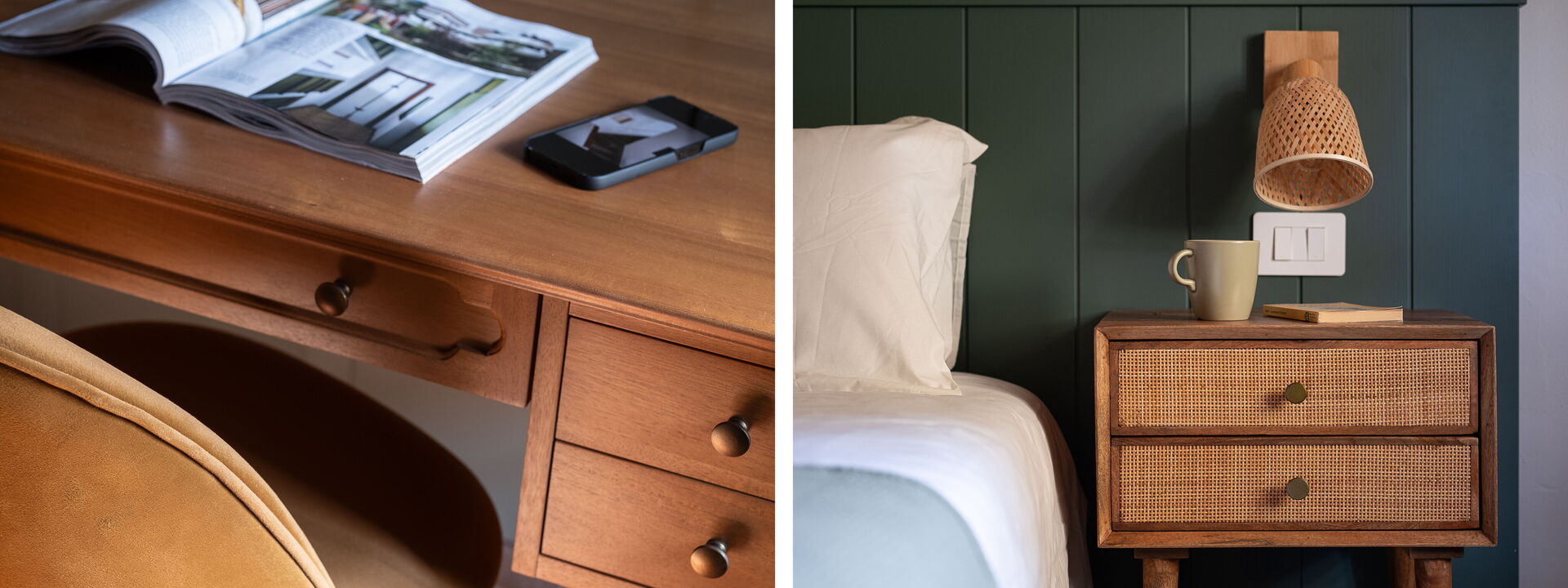 Relais Badia a Passignano - Relais Badia a Passignano - Appartamento Merlot: Automne, chambre à coucher, Détails de la chambre, Été, Printemps