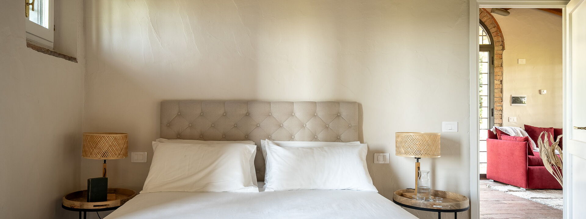 Relais Badia a Passignano - Relais Badia a Passignano - Appartamento Vermentino: Automne, chambre à coucher, Été, Printemps