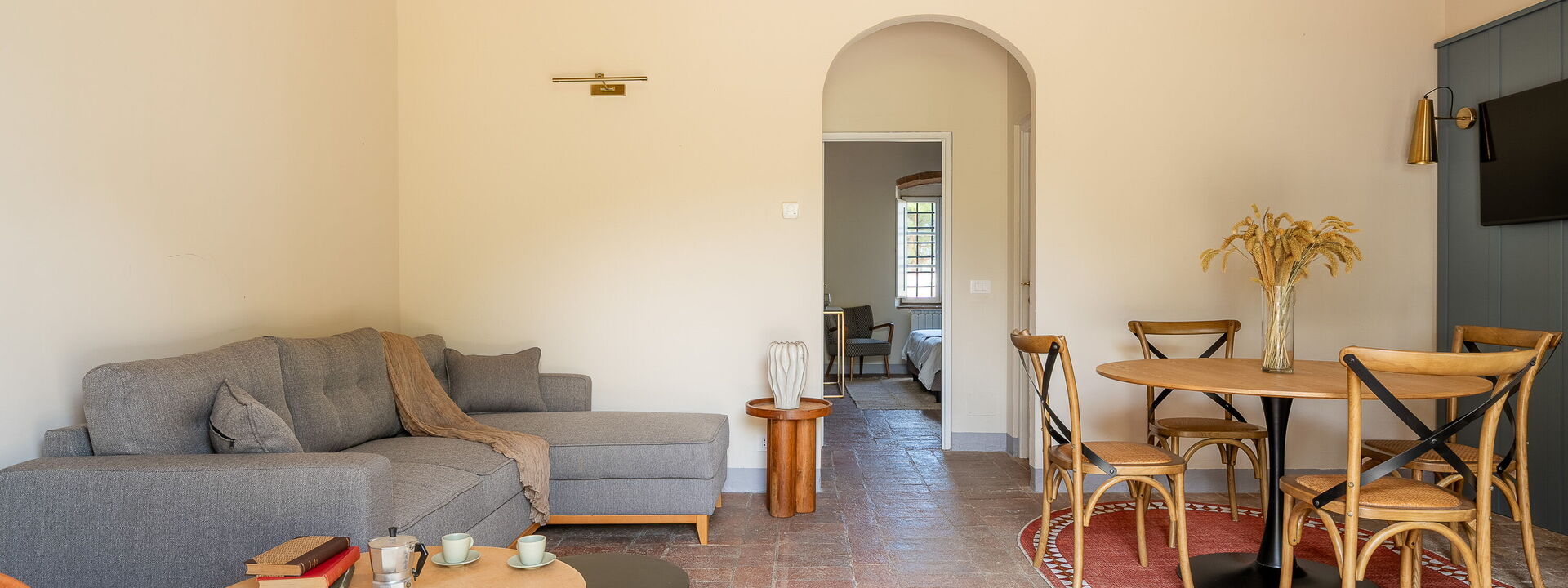 Relais Badia a Passignano - Relais Badia a Passignano - Appartamento Chardonnay: Automne, Été, Printemps, Salon