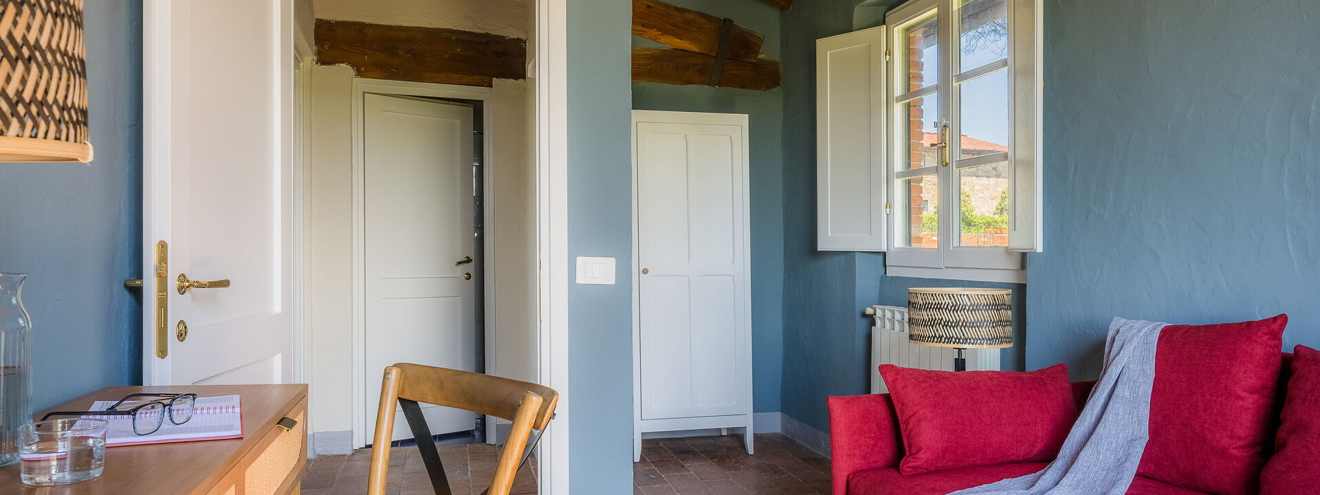 Relais Badia a Passignano - Relais Badia a Passignano - Appartamento Moscato: Frühling, Herbst, Sommer, Wohnzimmer