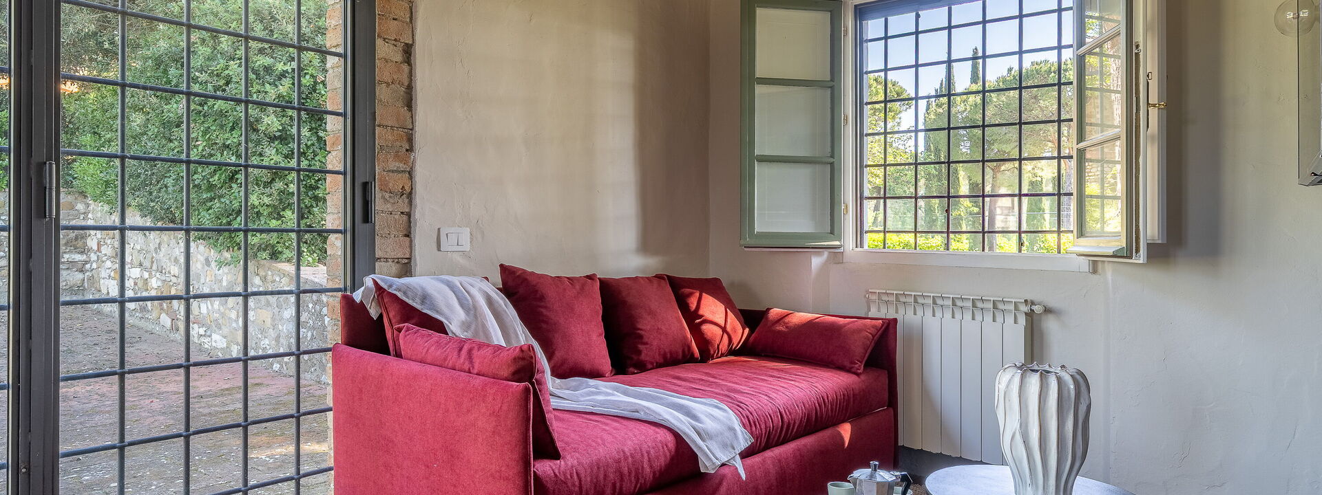 Relais Badia a Passignano - Relais Badia a Passignano - Appartamento Vermentino: Automne, Cuisine, Été, Printemps, Salon