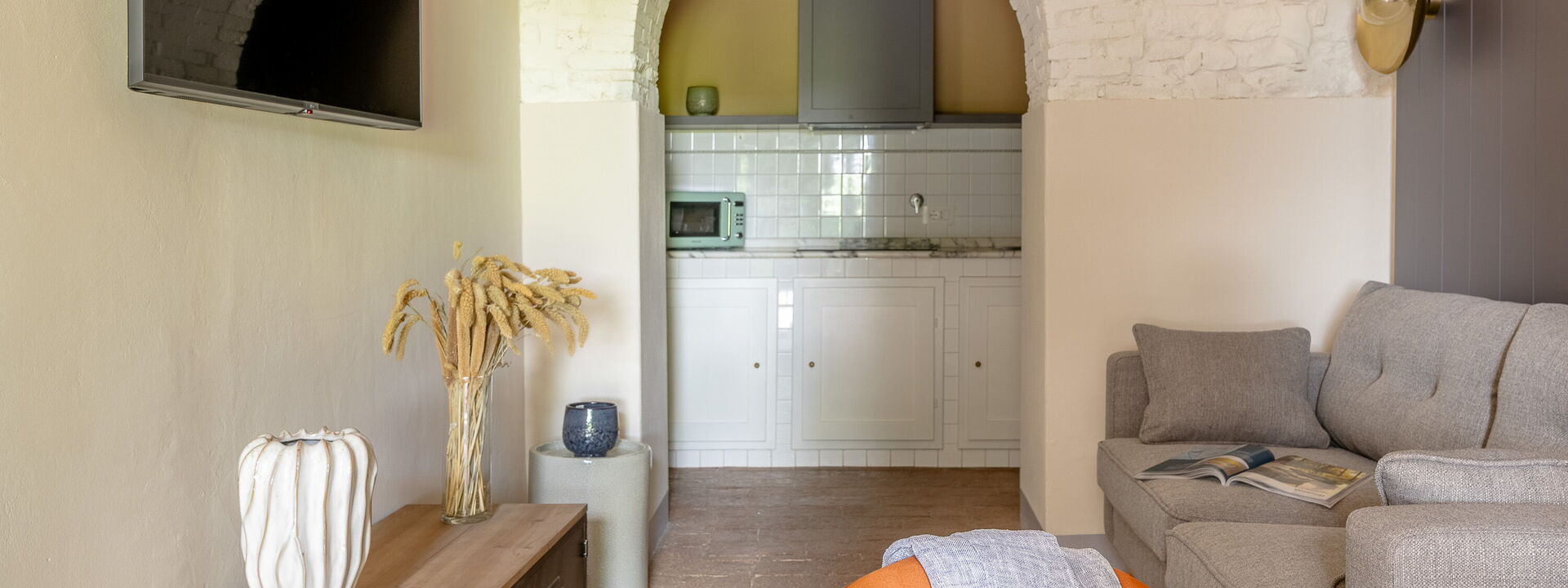 Relais Badia a Passignano - Relais Badia a Passignano - Appartamento Nebbiolo: Frühling, Herbst, Sommer, Wohnzimmer