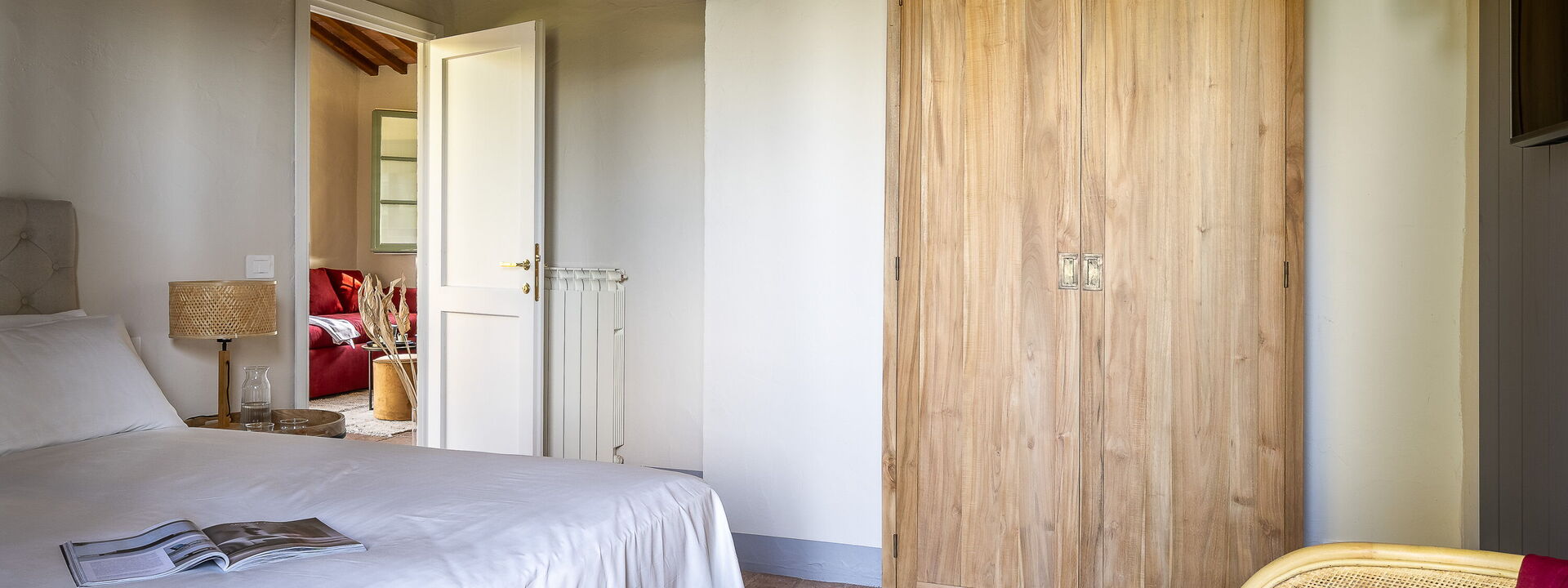 Relais Badia a Passignano - Relais Badia a Passignano - Appartamento Vermentino: Automne, chambre à coucher, Été, Printemps