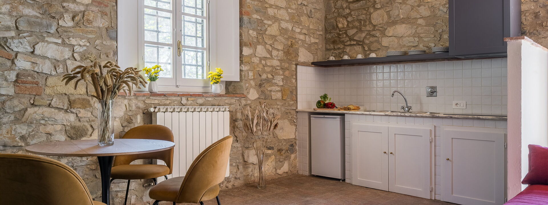 Relais Badia a Passignano - Relais Badia a Passignano - Appartamento Sauvignon: Automne, Cuisine, Été, Printemps, Salon