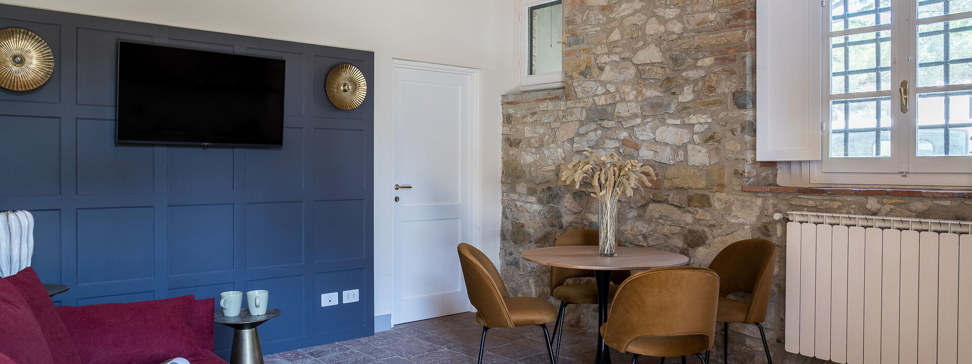 Relais Badia a Passignano - Relais Badia a Passignano - Appartamento Sauvignon: Automne, Cuisine, Été, Printemps, Salon