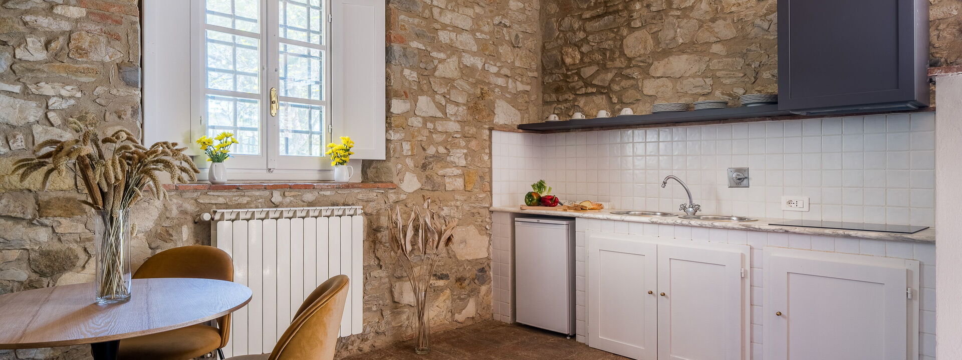 Relais Badia a Passignano - Relais Badia a Passignano - Appartamento Sauvignon: Automne, Cuisine, Été, Printemps, Salon