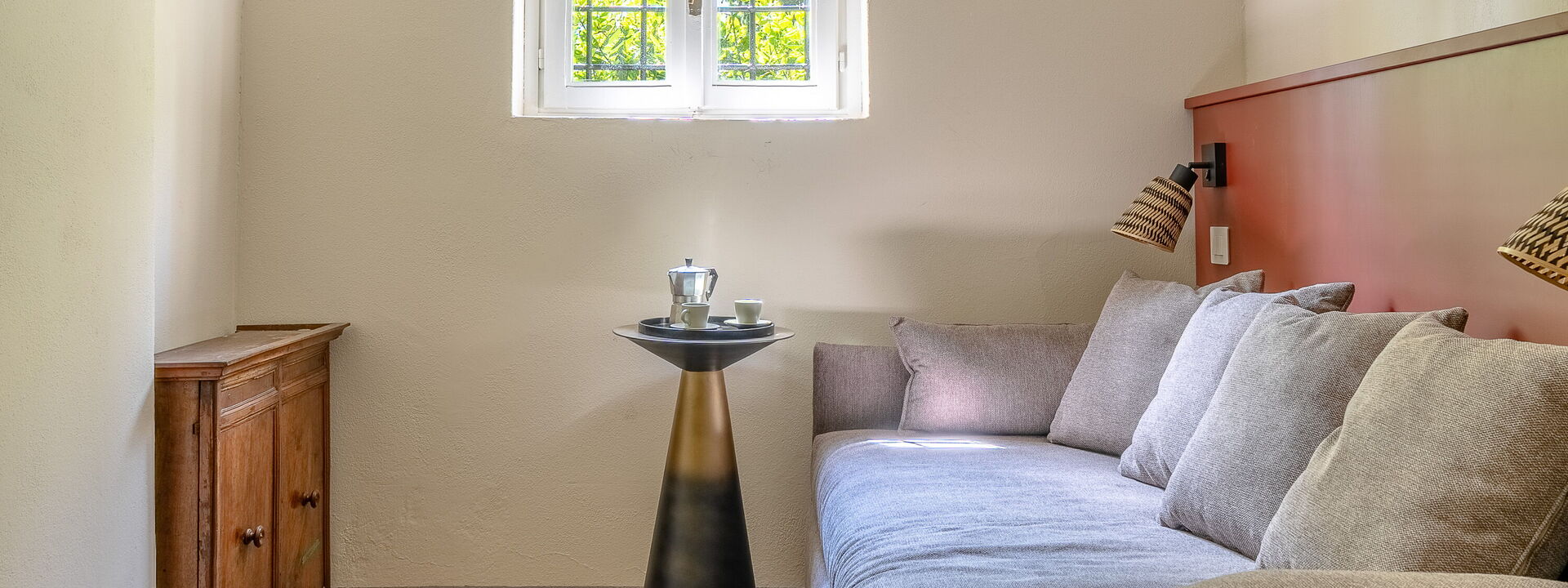 Relais Badia a Passignano - Relais Badia a Passignano - Appartamento Nebbiolo: Frühling, Herbst, Sommer, Wohnzimmer