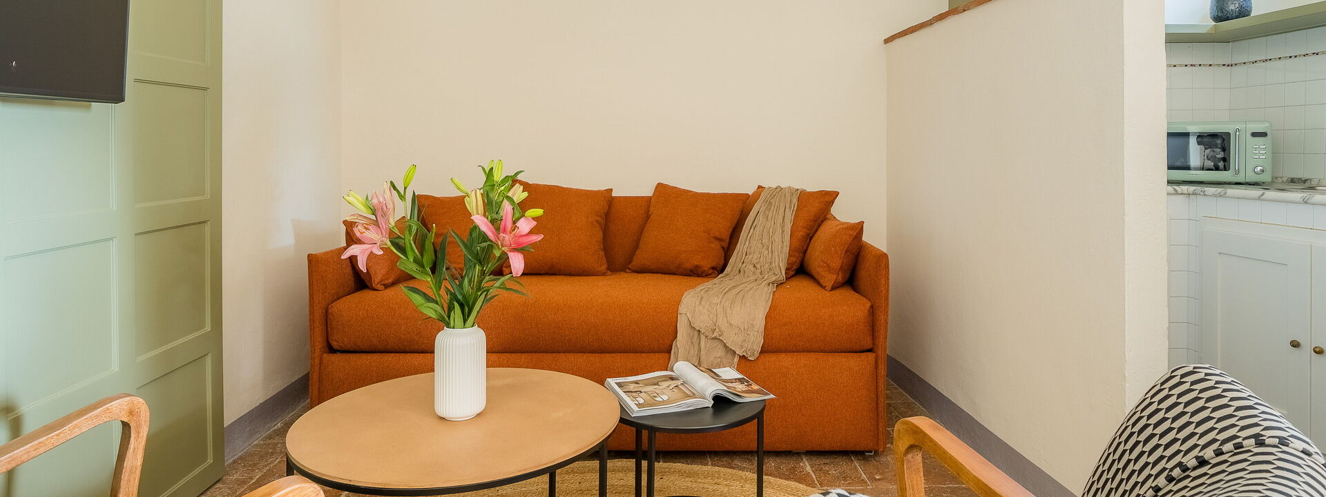 Relais Badia a Passignano - Relais Badia a Passignano - Appartamento Montepulciano: Frühling, Herbst, Küche, Sommer