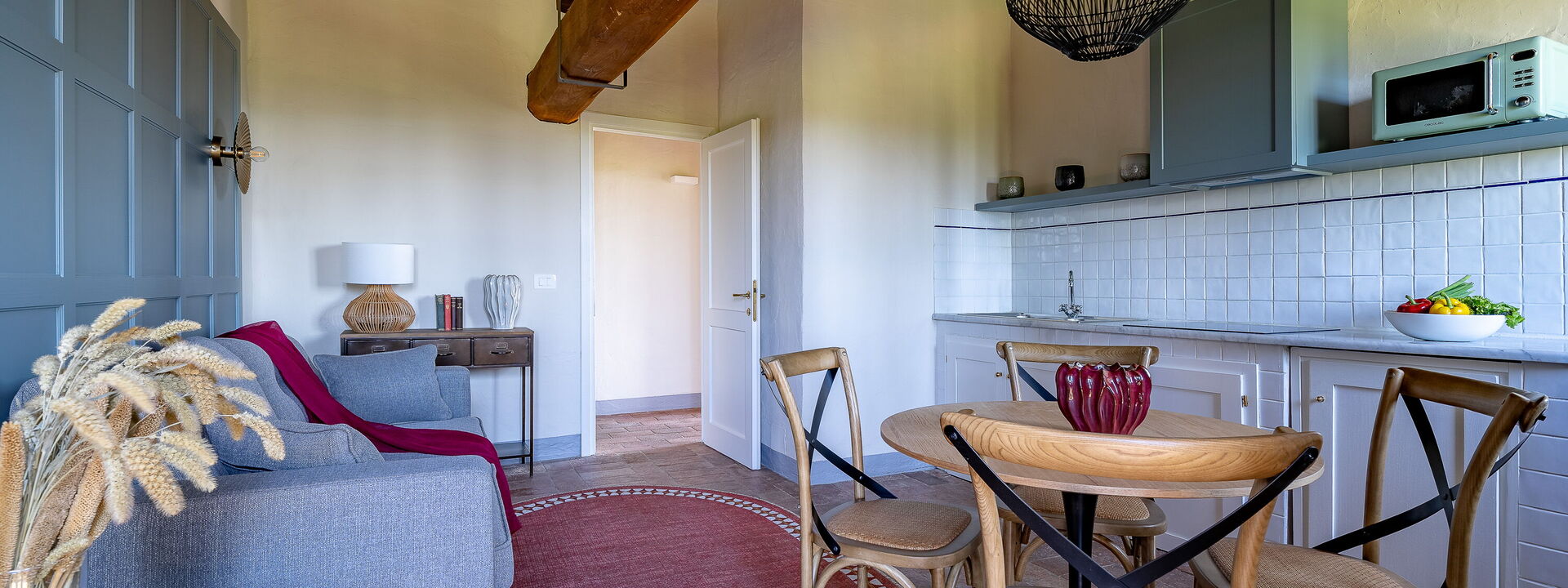 Relais Badia a Passignano - Relais Badia a Passignano - Appartamento Moscato: Frühling, Herbst, Küche, Sommer