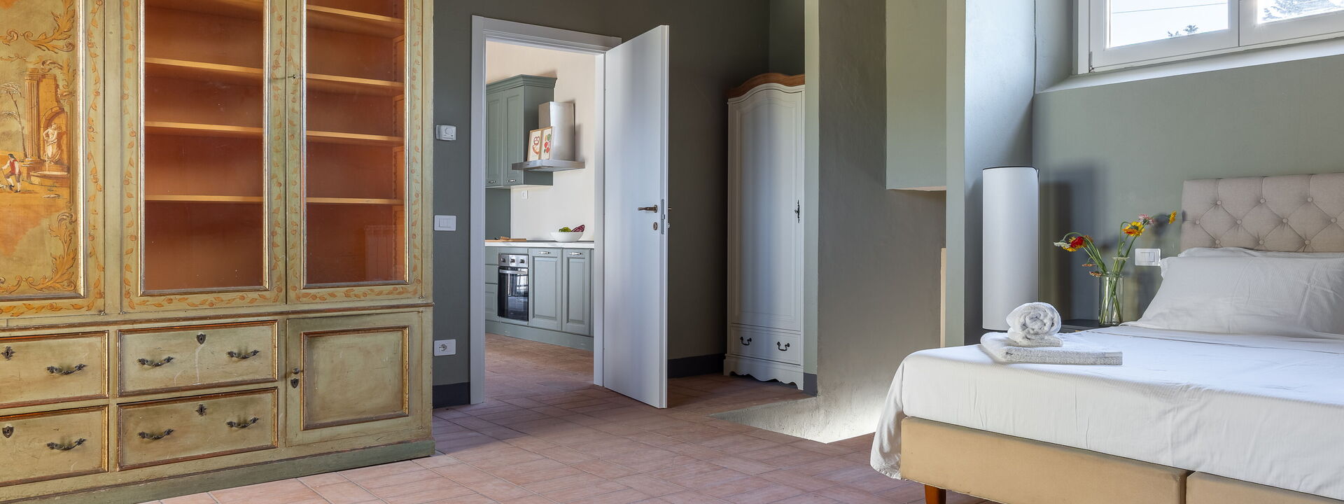 Relais Badia a Passignano - Cottage Brunello di Relais Badia a Passignano: Autunno, Camera da letto, Estate, Primavera