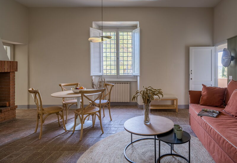 Relais Badia a Passignano - Relais Badia a Passignano - Appartamento Syrah: Automne, Été, Printemps, Salon