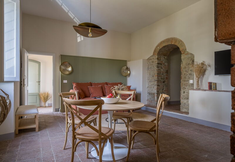 Relais Badia a Passignano - Relais Badia a Passignano - Appartamento Syrah: Automne, Cuisine, Été, Printemps, Salon