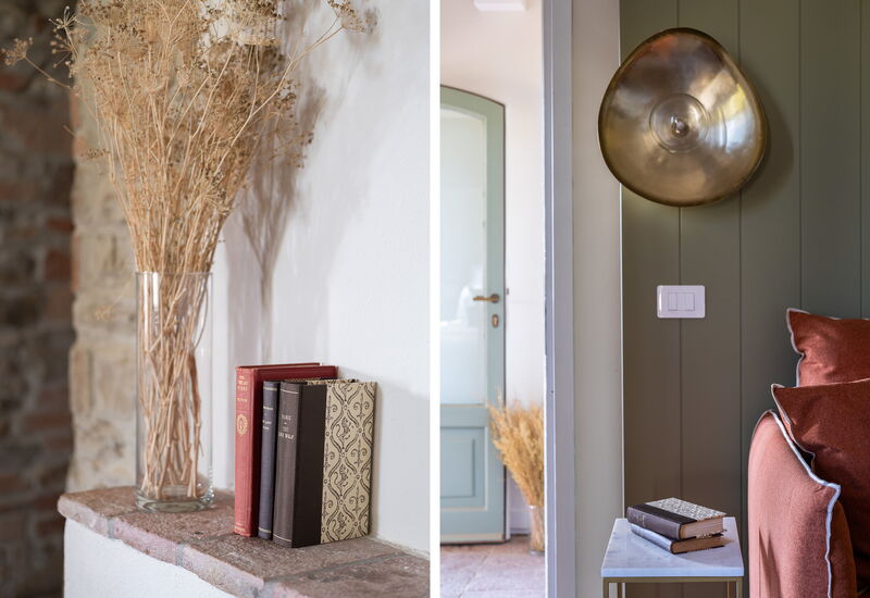 Relais Badia a Passignano - Relais Badia a Passignano - Appartamento Syrah: Automne, Été, Printemps, Salon