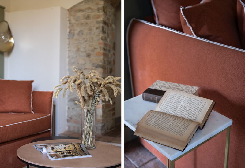 Relais Badia a Passignano - Relais Badia a Passignano - Appartamento Syrah: Automne, Été, Printemps, Salon