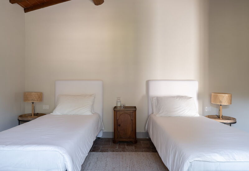 Relais Badia a Passignano - Relais Badia a Passignano - Appartamento Garnacha: Automne, chambre à coucher, Été, Printemps