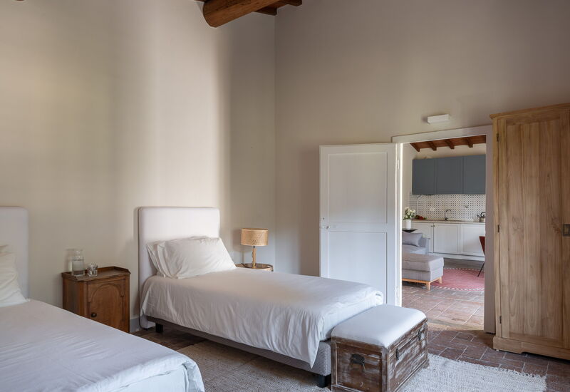 Relais Badia a Passignano - Relais Badia a Passignano - Appartamento Garnacha: Automne, chambre à coucher, Été, Printemps