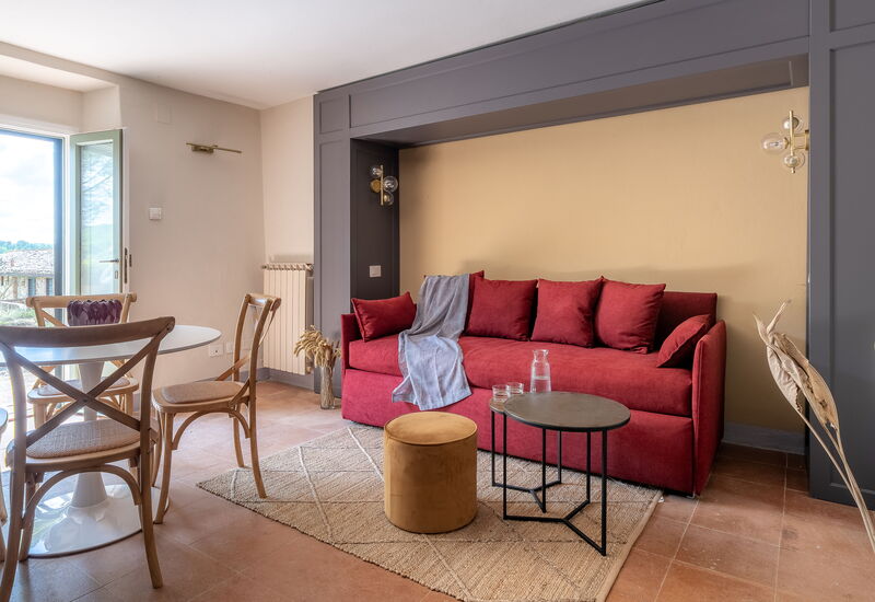 Relais Badia a Passignano - Relais Badia a Passignano - Appartamento Pinot Nero: Automne, Été, Printemps, Salon