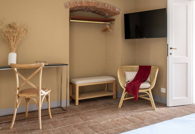 Relais Badia a Passignano - Relais Badia a Passignano - Appartamento Pinot Nero: Automne, chambre à coucher, Été, Printemps