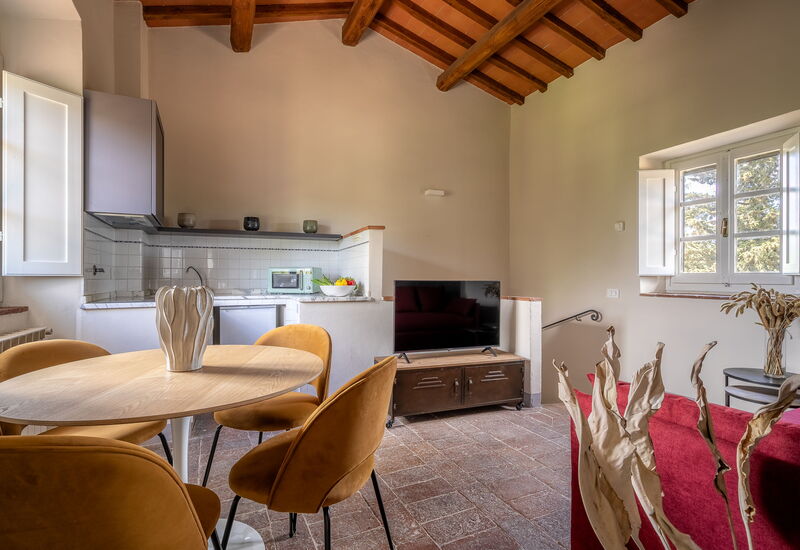 Relais Badia a Passignano - Relais Badia a Passignano - Appartamento Cabernet: Automne, Cuisine, Été, Printemps, Salon