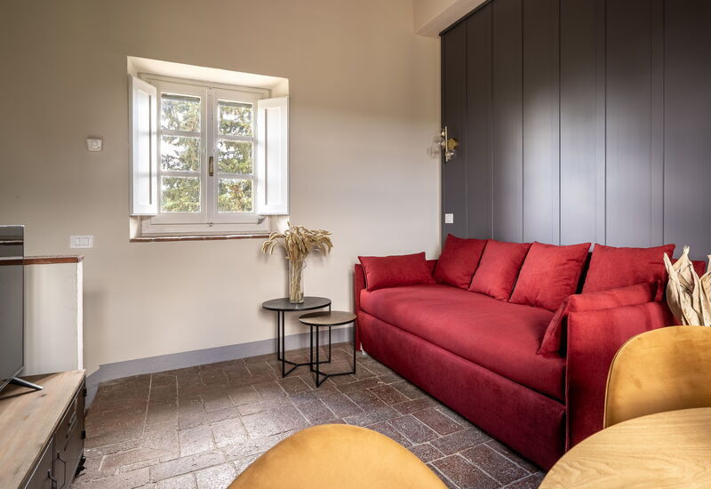 Relais Badia a Passignano - Relais Badia a Passignano - Appartamento Cabernet: Automne, Cuisine, Été, Printemps, Salon