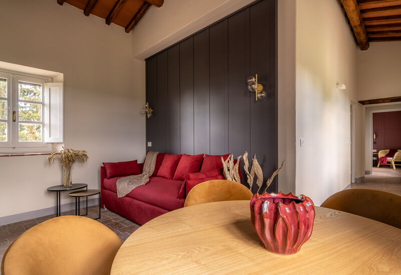 Relais Badia a Passignano - Relais Badia a Passignano - Appartamento Cabernet: Automne, Cuisine, Été, Printemps, Salon