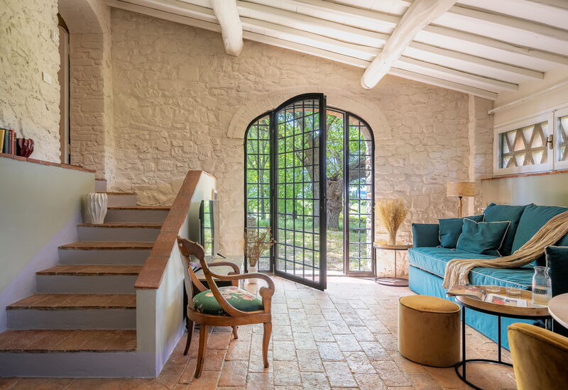 Relais Badia a Passignano - Relais Badia a Passignano - Appartamento Sangiovese: Automne, Cuisine, Été, Printemps, Salon