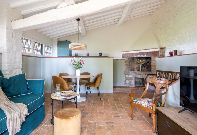 Relais Badia a Passignano - Relais Badia a Passignano - Appartamento Sangiovese: Automne, Cuisine, Été, Printemps, Salon