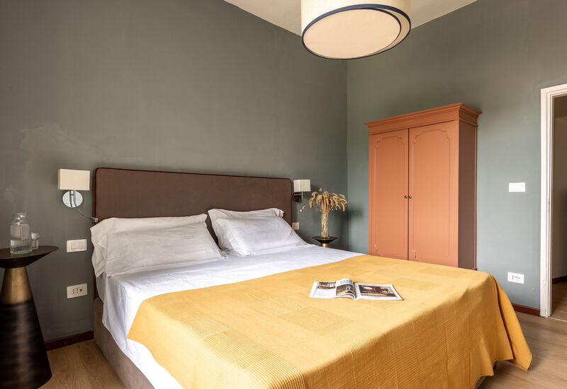 Relais Badia a Passignano - Relais Badia a Passignano - Appartamento Prosecco: Automne, chambre à coucher, Été, Printemps