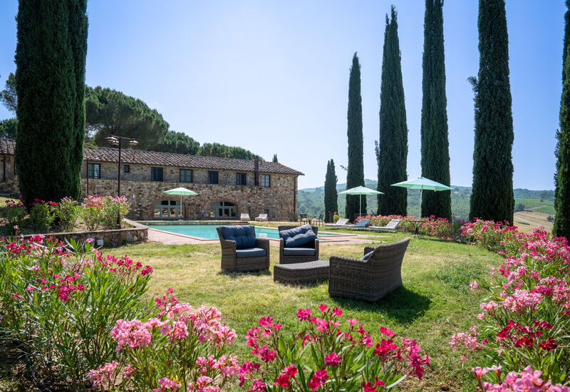 Relais Badia a Passignano: Automne, bassin, Été, Printemps