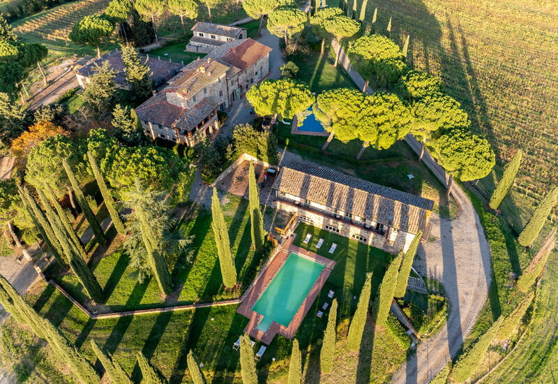 Relais Badia a Passignano: Automne, Été, Printemps, Vues