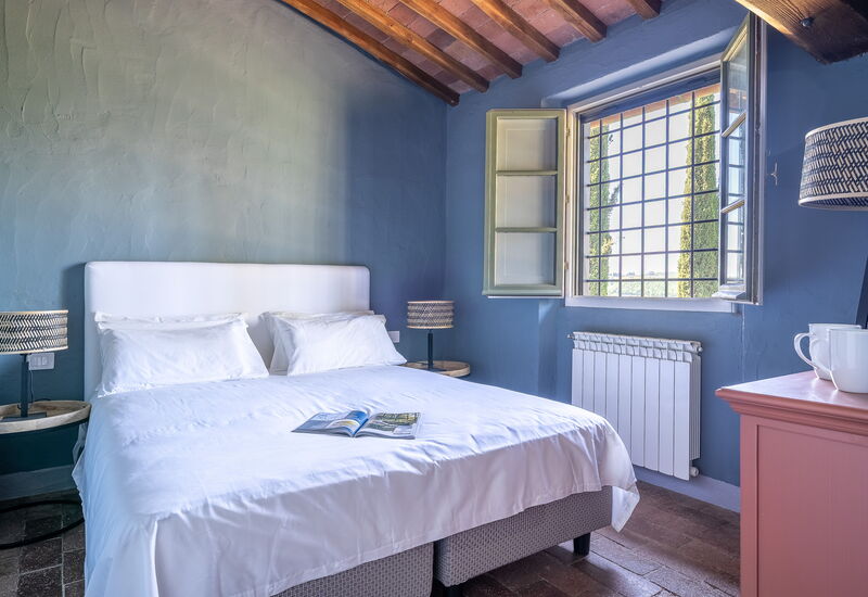 Relais Badia a Passignano - Relais Badia a Passignano - Appartamento Trebbiano: Automne, chambre à coucher, Été, Printemps