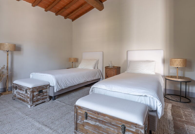 Relais Badia a Passignano - Relais Badia a Passignano - Appartamento Garnacha: Automne, chambre à coucher, Été, Printemps