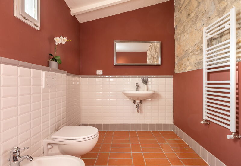Relais Badia a Passignano - Cottage Brunello di Relais Badia a Passignano: Automne, Été, Printemps, Salle de bain