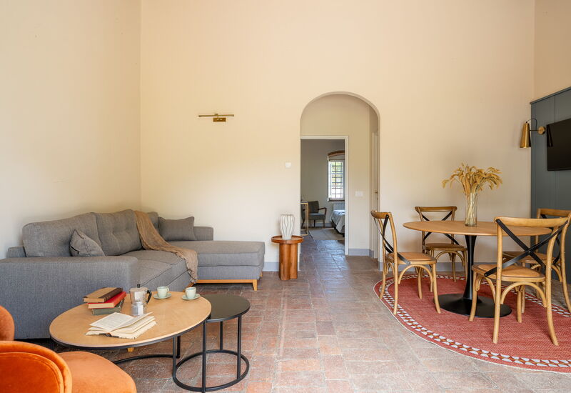 Relais Badia a Passignano - Relais Badia a Passignano - Appartamento Chardonnay: Automne, Été, Printemps, Salon