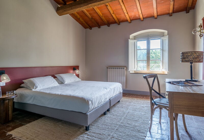 Relais Badia a Passignano - Relais Badia a Passignano - Appartamento Garnacha: Automne, chambre à coucher, Été, Printemps