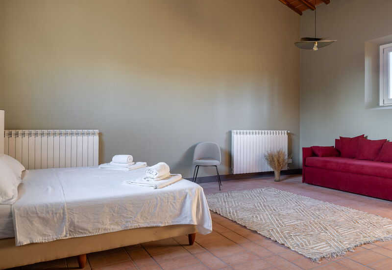 Relais Badia a Passignano - Cottage Brunello di Relais Badia a Passignano: Automne, chambre à coucher, Été, Printemps