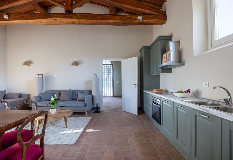 Relais Badia a Passignano - Cottage Brunello di Relais Badia a Passignano: Automne, Cuisine, Été, Printemps, Salon