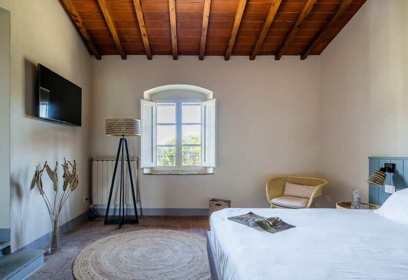 Relais Badia a Passignano - Relais Badia a Passignano - Appartamento Garnacha: Automne, chambre à coucher, Été, Printemps