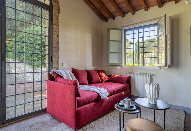 Relais Badia a Passignano - Relais Badia a Passignano - Appartamento Vermentino: Automne, Cuisine, Été, Printemps, Salon