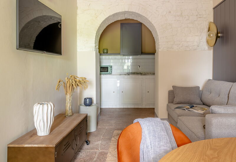 Relais Badia a Passignano - Relais Badia a Passignano - Appartamento Nebbiolo: Automne, Été, Printemps, Salon