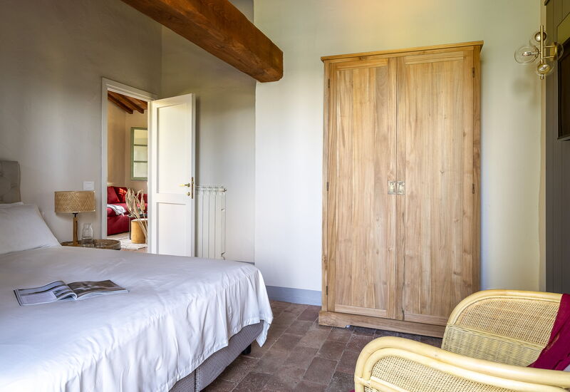 Relais Badia a Passignano - Relais Badia a Passignano - Appartamento Vermentino: Automne, chambre à coucher, Été, Printemps